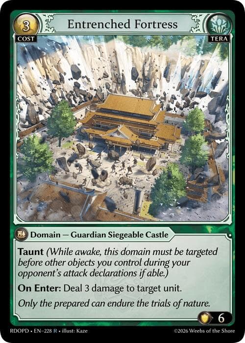 Entrenched Fortress — Radiant Origins: Pantheon card