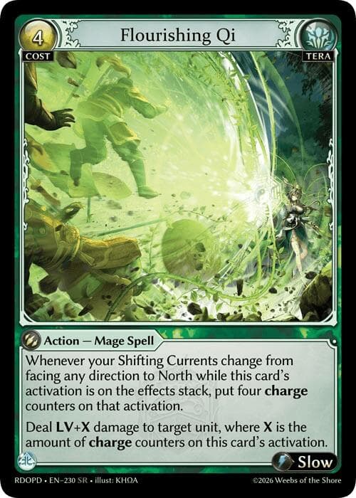 Flourishing Qi — Radiant Origins: Pantheon card