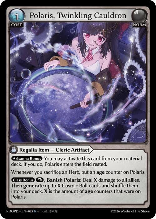 Polaris, Twinkling Cauldron — Radiant Origins: Pantheon card