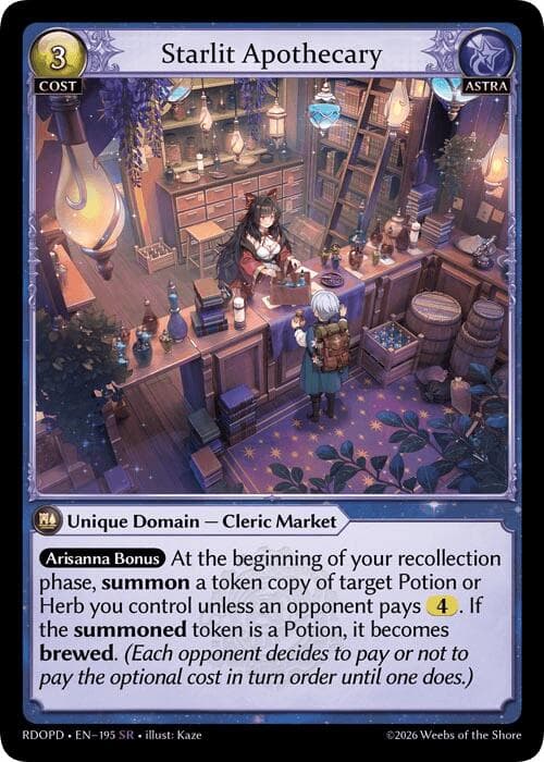 Starlit Apothecary — Radiant Origins: Pantheon card