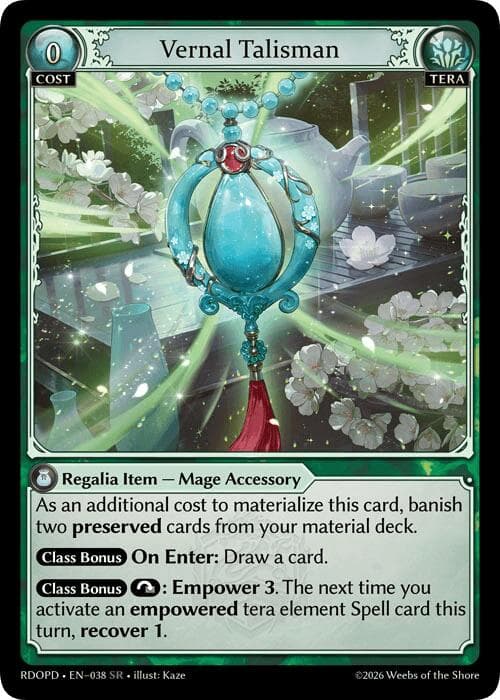 Vernal Talisman — Radiant Origins: Pantheon card