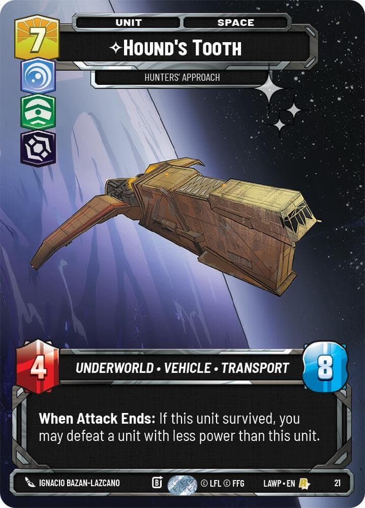 Hound's Tooth - Hunters' Approach (Foil) — A Lawless Time: Weekly Play Promos card