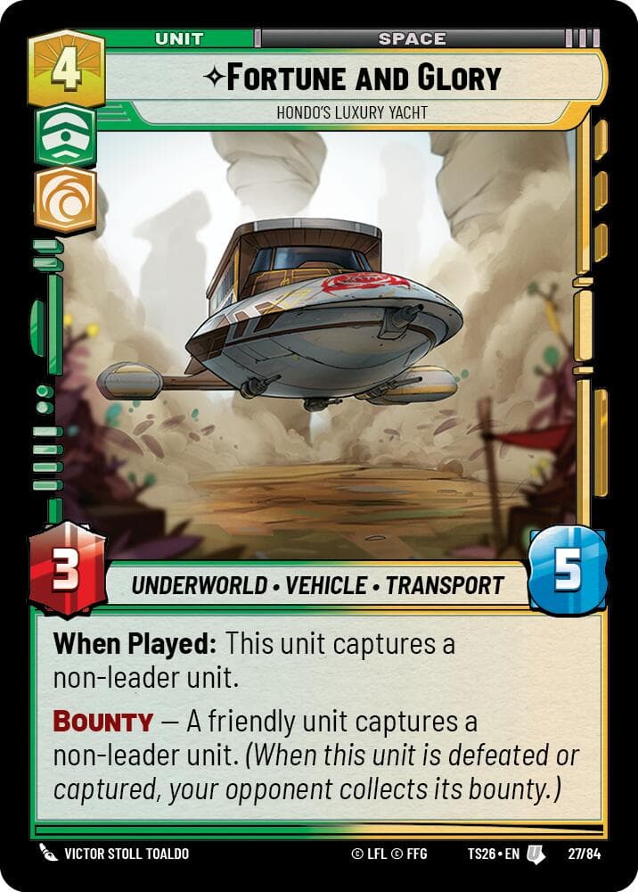 Fortune and Gory - Hondo's Luxury Yacht — Twin Suns card