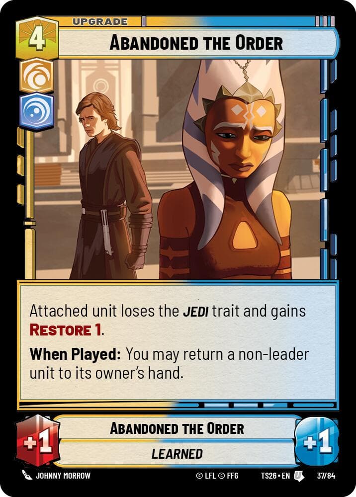 Abandoned the Order — Twin Suns card