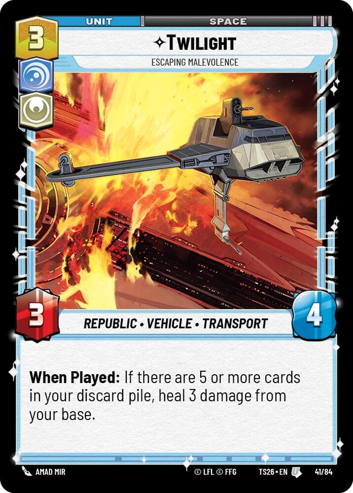 Twilight - Escaping Malevolence — Twin Suns card