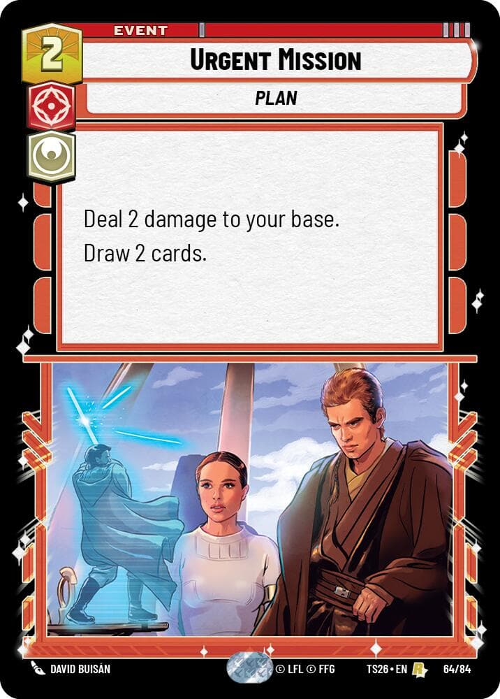 Urgent Mission — Twin Suns card