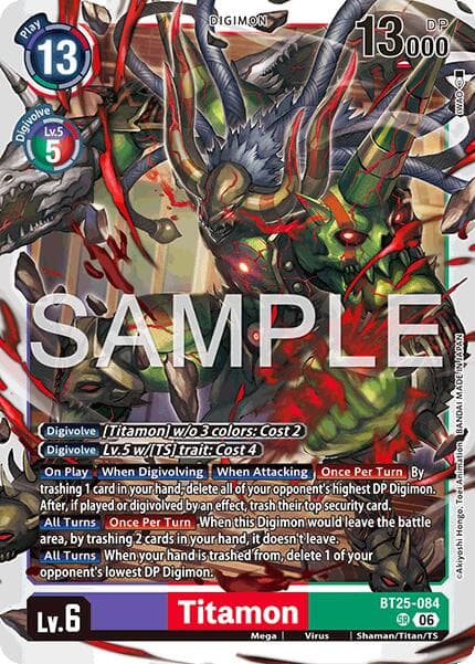 Titamon — Dual Revolution card