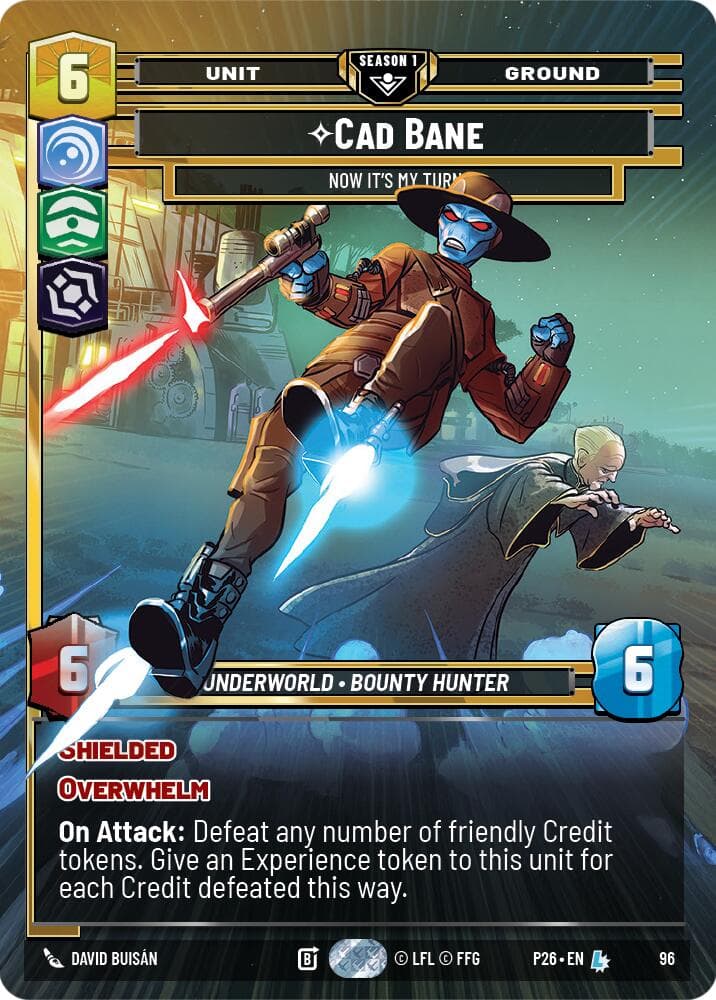 Cade Bane - Now It's My Turn (96) — Sector and Regional Promos: Season 1 card
