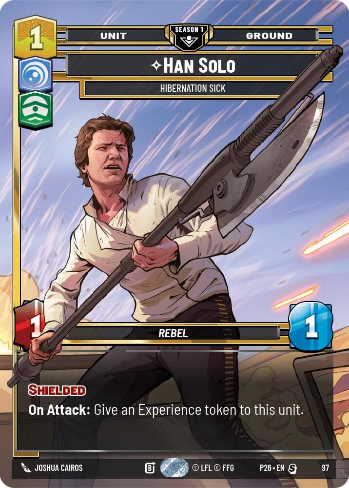 Han Solo - Hibernation Sick (97) — Sector and Regional Promos: Season 1 card