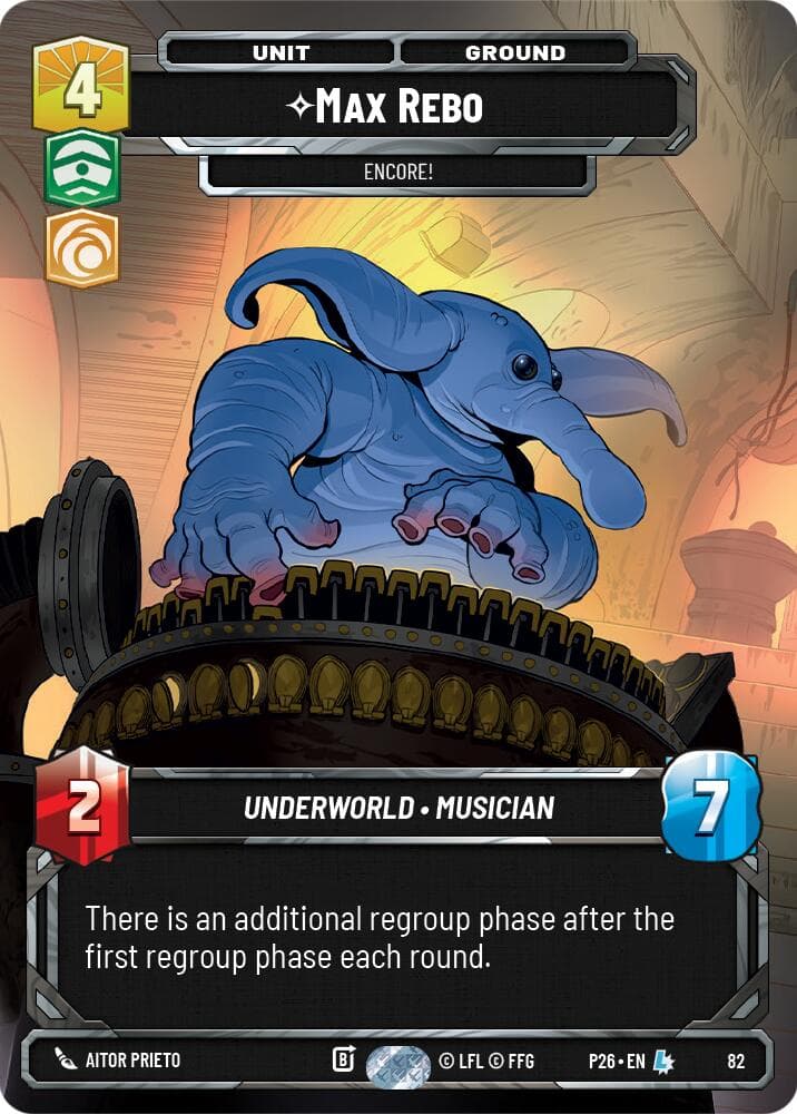 Max Rebo - Encore! (82) — Sector and Regional Promos: Season 1 card