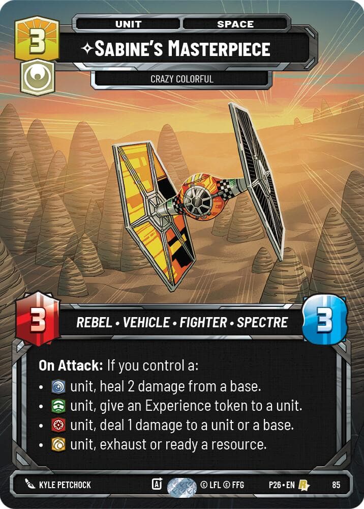 Sabine's Masterpiece - Crazy Colorful (85) — Sector and Regional Promos: Season 1 card