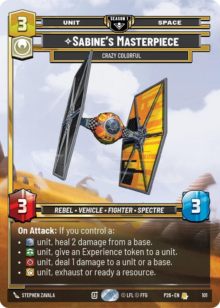 Sabine's Masterpiece - Crazy Colorful (101) — Sector and Regional Promos: Season 1 card
