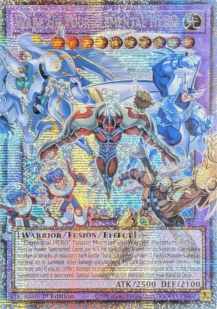 Wake Up Your Elemental HERO (Starlight Rare) — Rarity Collection 5 card