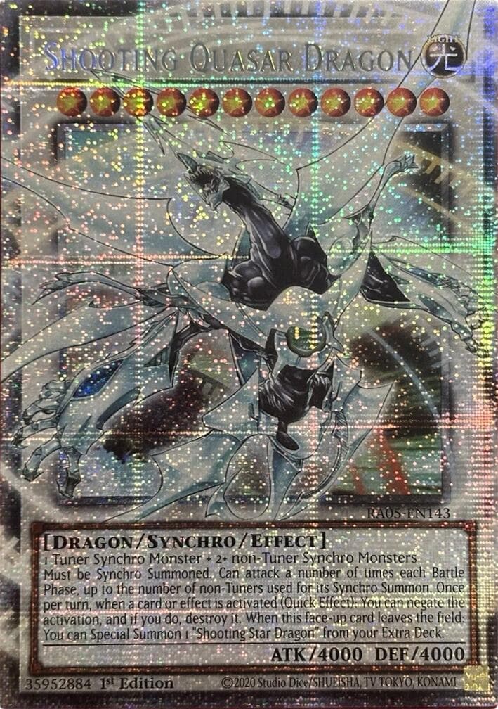 Shooting Quasar Dragon (Starlight Rare) — Rarity Collection 5 card