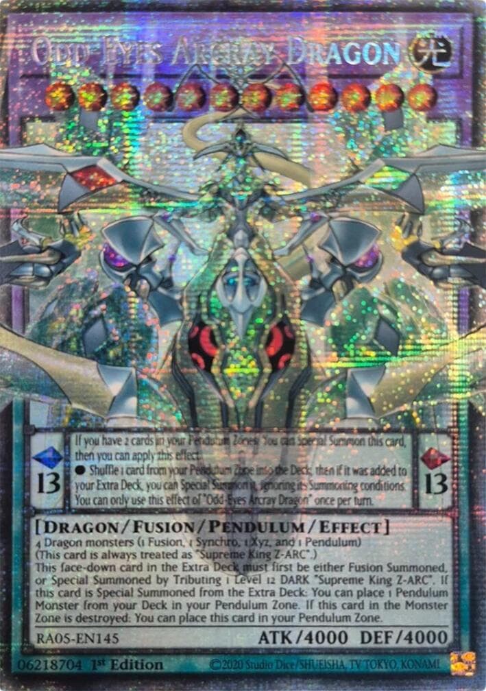Odd-Eyes Arcray Dragon (Starlight Rare) — Rarity Collection 5 card