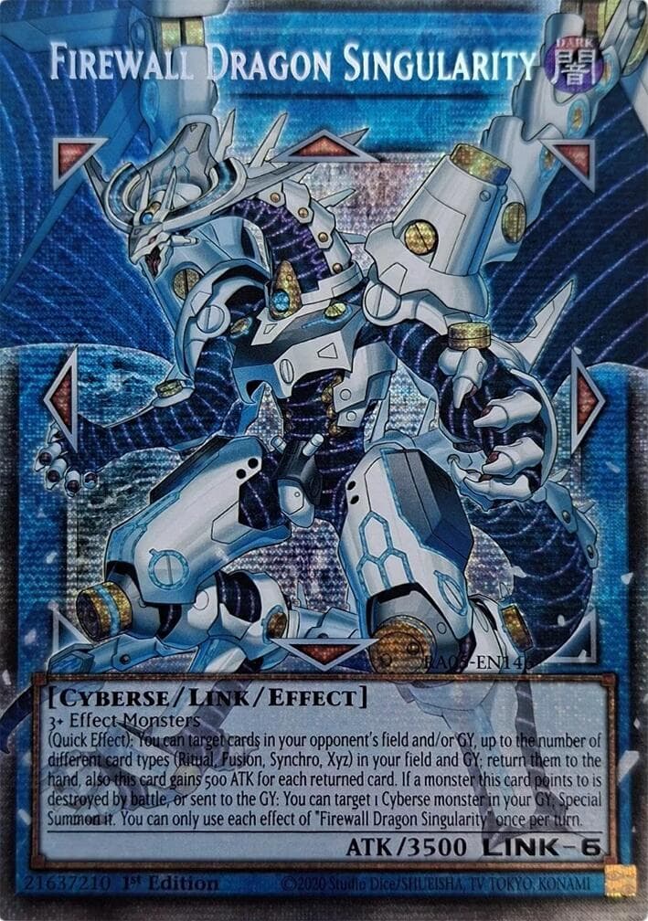 Firewall Dragon Singularity (Starlight Rare) — Rarity Collection 5 card
