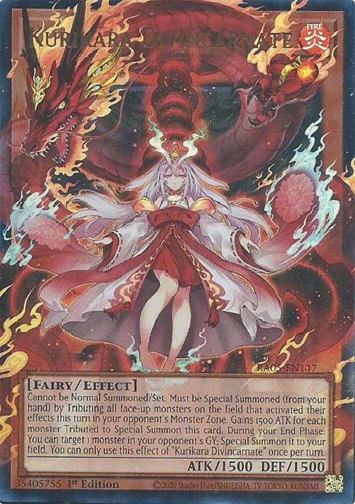 Kurikara Divincarnate — Rarity Collection 5 card