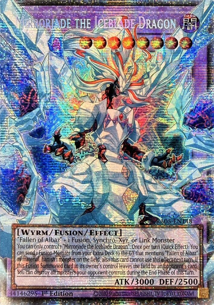 Mirrorjade the Iceblade Dragon (Starlight Rare) — Rarity Collection 5 card