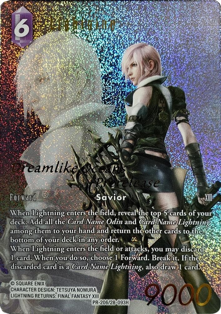 Lightning (Prerelease Promo) (PR-206/28-093H) — FF: Promo Cards card