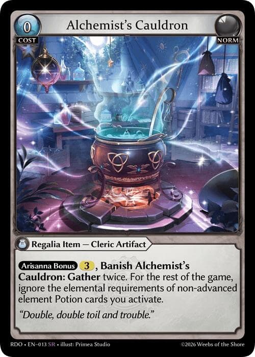 Alchemist's Cauldron — Radiant Origins card