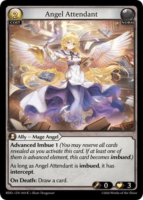 Angel Attendant — Radiant Origins card