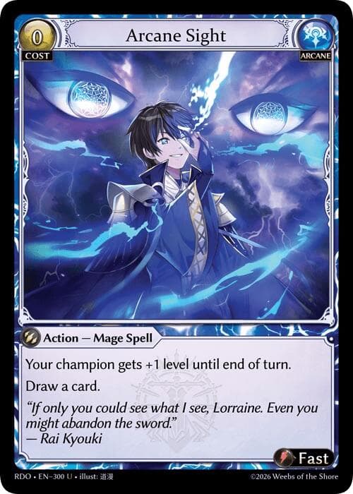 Arcane Sight — Radiant Origins card