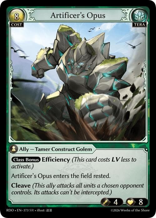 Artificer's Opus — Radiant Origins card