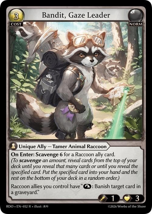 Bandit, Gaze Leader — Radiant Origins card