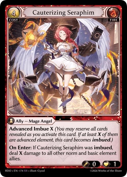 Cauterizing Seraphim — Radiant Origins card
