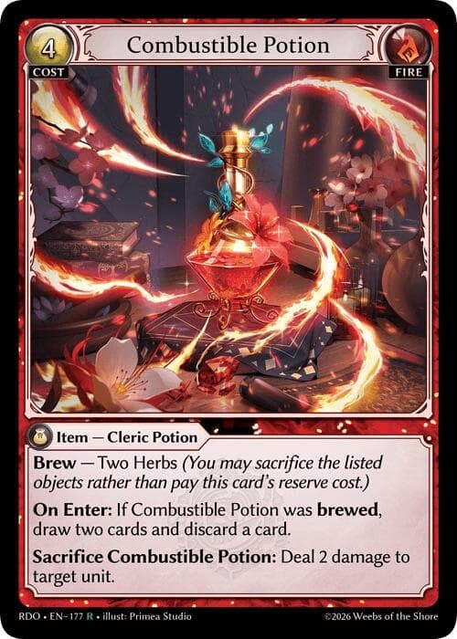 Combustible Potion — Radiant Origins card