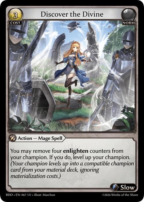 Discover the Divine — Radiant Origins card
