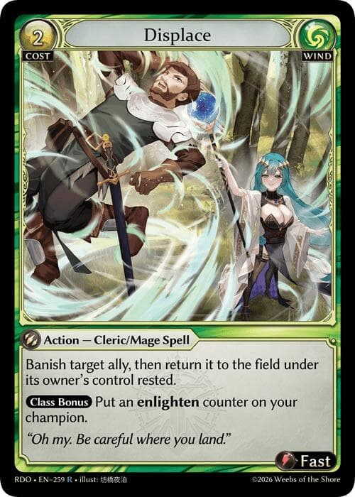 Displace — Radiant Origins card