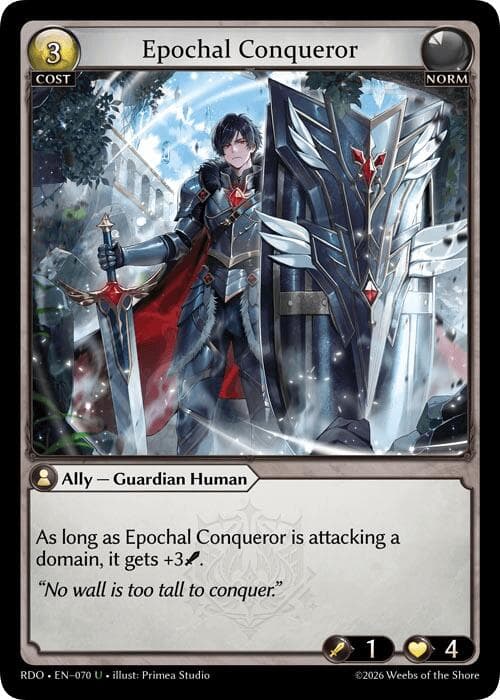 Epochal Conqueror — Radiant Origins card