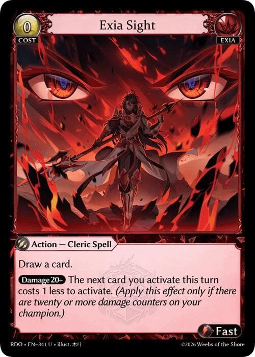 Exia Sight — Radiant Origins card