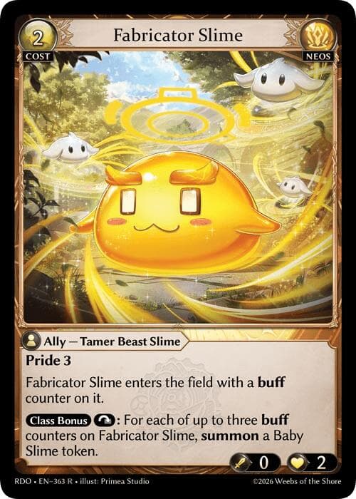 Fabricator Slime — Radiant Origins card