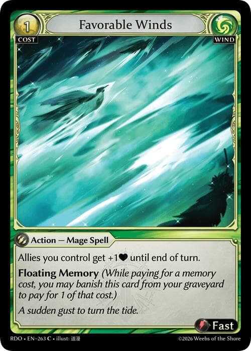 Favorable Winds — Radiant Origins card