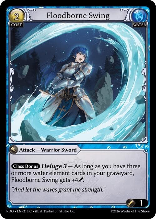Floodborne Swing — Radiant Origins card