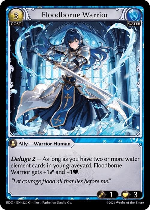 Floodborne Warrior — Radiant Origins card