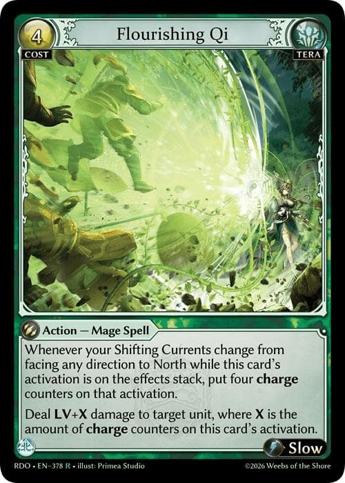 Flourishing Qi — Radiant Origins card