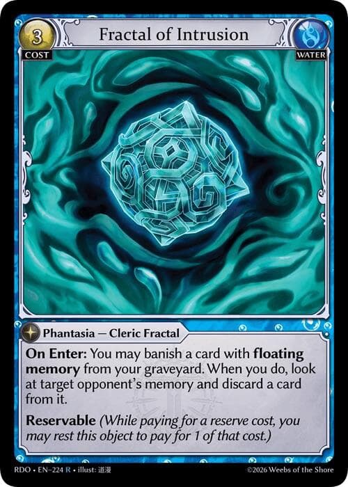 Fractal of Intrusion — Radiant Origins card