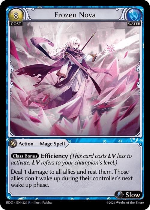 Frozen Nova — Radiant Origins card