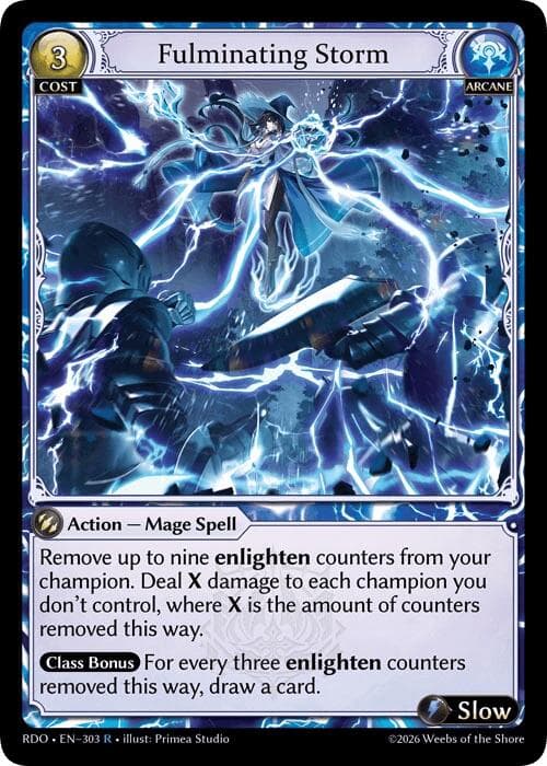 Fulminating Storm — Radiant Origins card