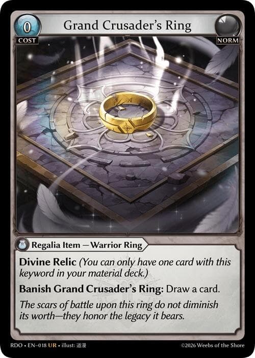 Grand Crusader's Ring — Radiant Origins card