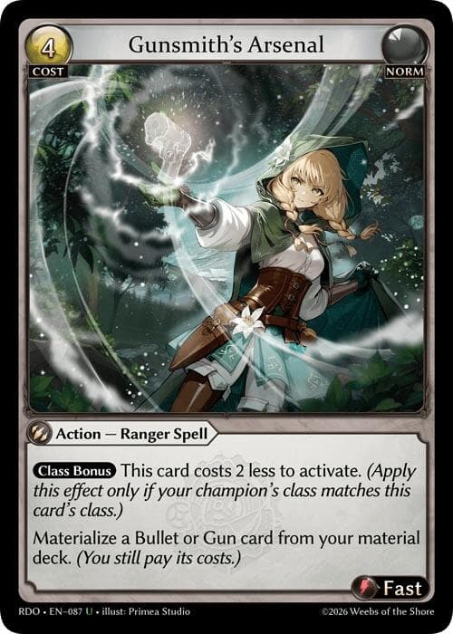 Gunsmith's Arsenal — Radiant Origins card