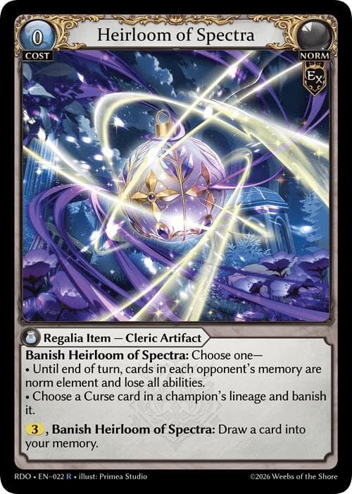 Heirloom of Spectra — Radiant Origins card
