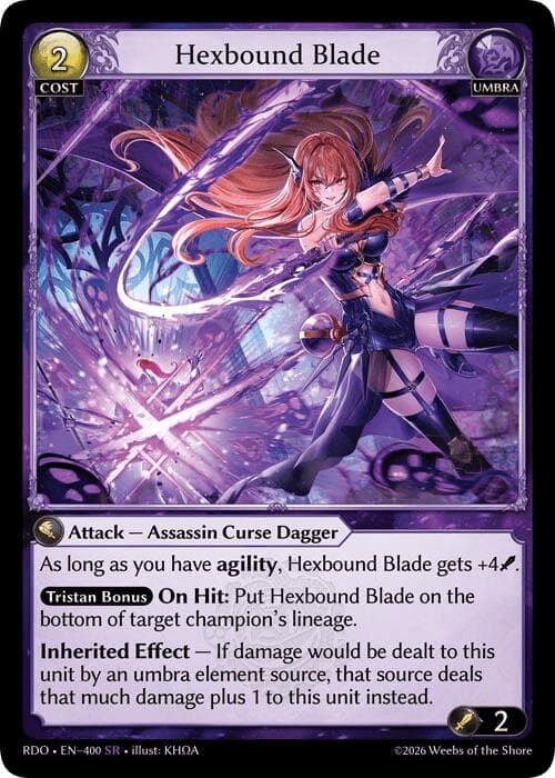 Hexbound Blade — Radiant Origins card