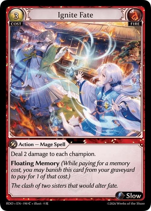 Ignite Fate — Radiant Origins card