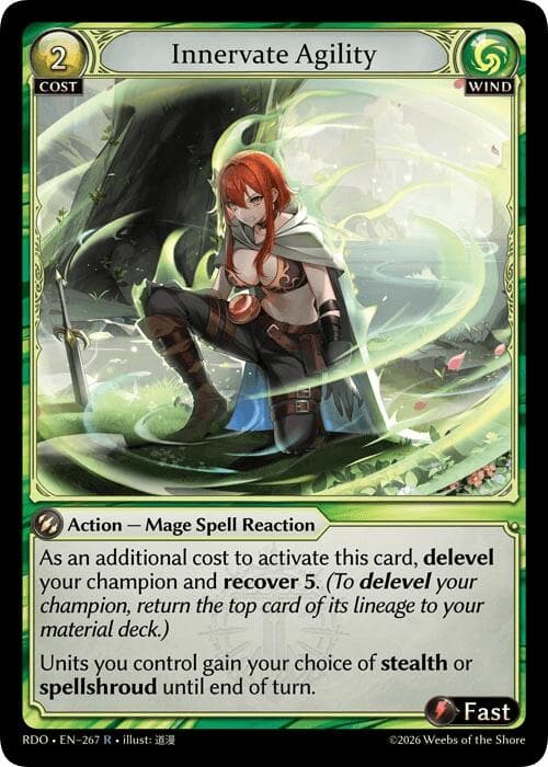 Innervate Agility — Radiant Origins card