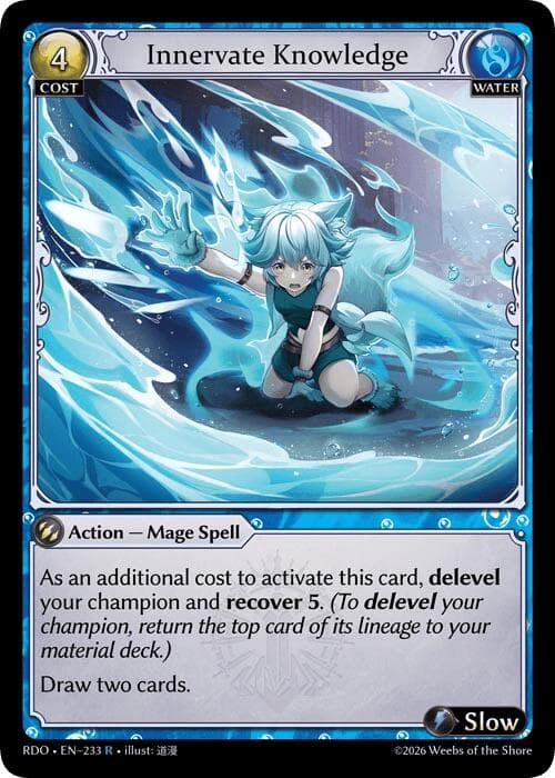 Innervate Knowledge — Radiant Origins card
