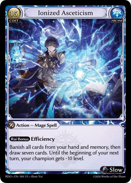 Ionized Asceticism — Radiant Origins card